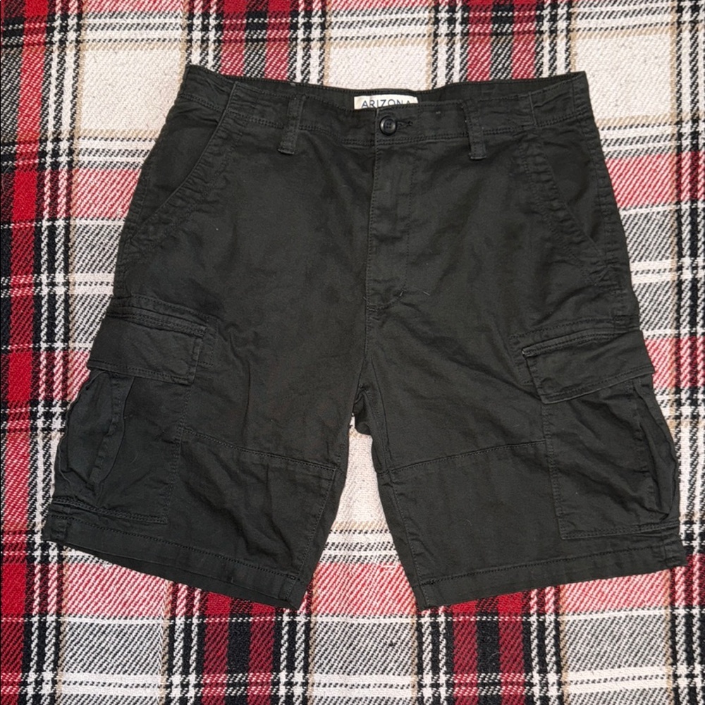 Arizona Jean Company Black Cargo Shorts